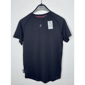 BXAV Shirt Mens Small Black BXACTIV Athletic  Gym Tech Wear Crewneck NEW 1A